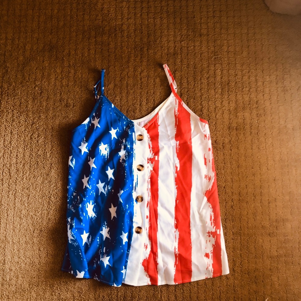 USA!!! American flag tank